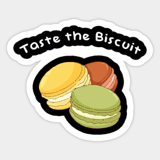 taste the biscuit yummy Sticker